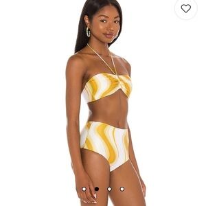 FAITHFULL THE BRAND Swim 2 pc Liu Bikini Top and Bottom in Talamanca Sz XL NEW